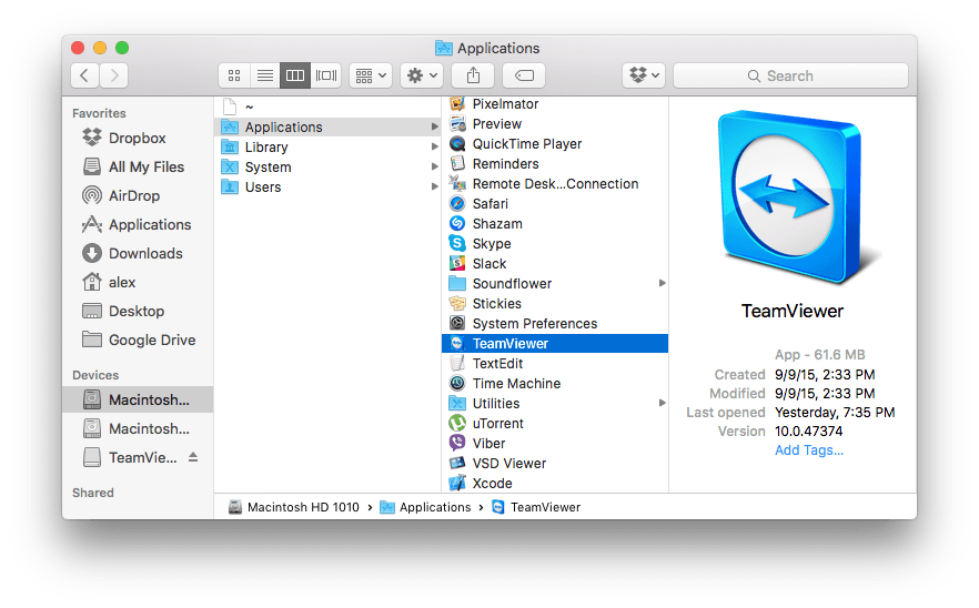 Completely Remove Teamviewer Mac